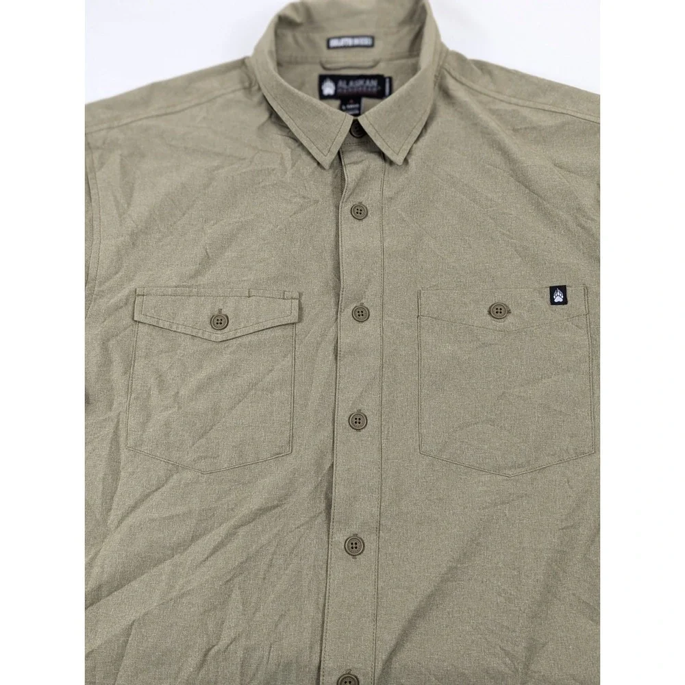 Alaskan Hardgear Shirt Mens Large‎ Tall LT Duluth Untucked Outdoors Fish Hike - Picture 3 of 8